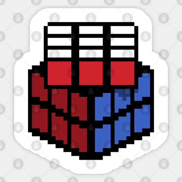 Pixel Rubik's cube Sticker by Lukaru